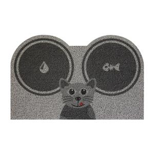Fressmatte/Matte Katze grau