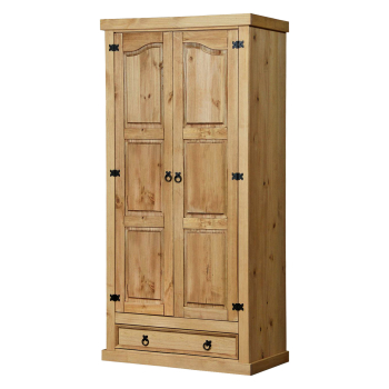 2-türiger Kleiderschrank CORONA wax 162820