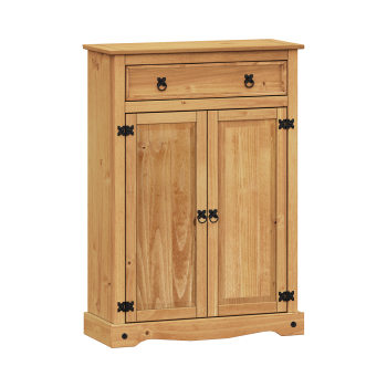 Kommode 2 Türen + Schublade CORONA Wachs