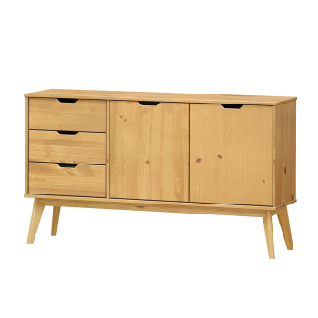 Kommode 2 Türen + 3 Schubladen BONITO Wachs