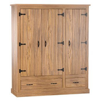 3-türiger Kleiderschrank EL DORADO Eiche antik