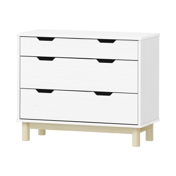 Kommode 2+1 BONITO 2 Lack-weiß