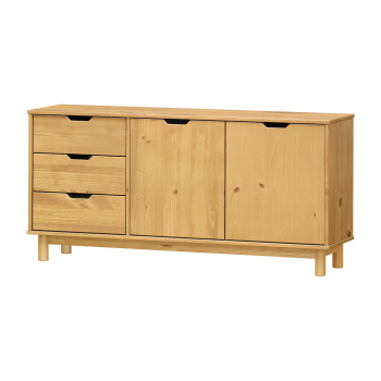 Kommode 2 Türen + 3 Schubladen BONITO 2 Wachs