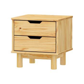 Nachttisch 2 Schubladen BONITO 2 lackiert