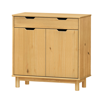 Kommode 2 Türen + 1 Schublade BONITO 2 Wachs