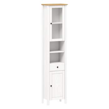 Hochschrank PORTO weiß/buche