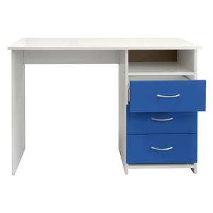 Schreibtisch 44 blau/weiß