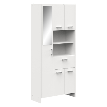 Hochschrank 1+4 Türen + 1 Stk. KORAL weiß