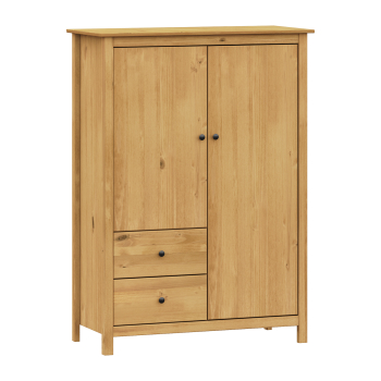 Kommode 2 Türen + 2 Schubladen TORINO Wachs