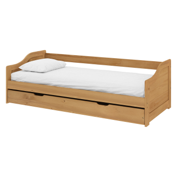 Einzelbett mit Zusatzbett LAURA wax