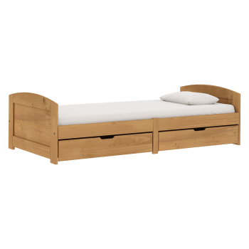 Einzelbett mit Schubladen 8818V MARIA Wachs