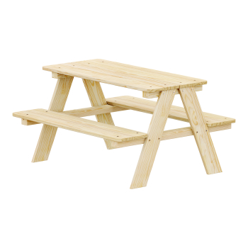 Picknicktisch für Kinder lackiert