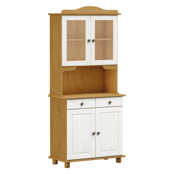 Sideboard mit 2 Türen RUBI Eiche/Weiß