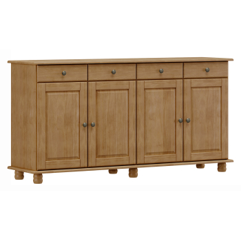 Sideboard 4 Türen + 4 Schubladen RUBI Eiche