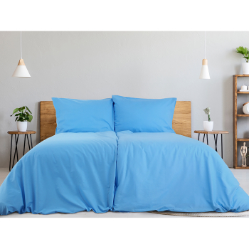 Inklusive Bettwäsche TOP HOTEL 140x200/70x90 blau