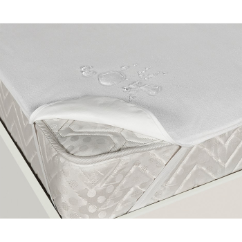 Matratzenschoner mit Gummizug an den Ecken 90x200