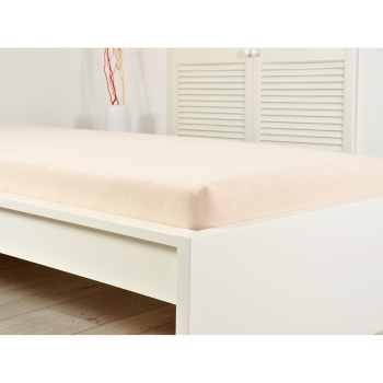 Jersey-Blatt IDEAL 90x200 Kaffee