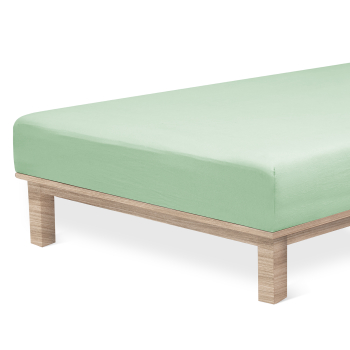 Andrea Simone Boxspringbettlaken 90x200x35 grün