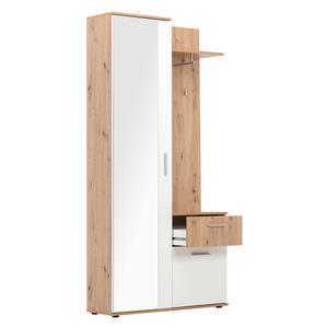 Vorzimmerschrank JACKY 40 Eiche/Weiß
