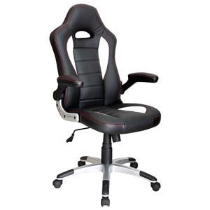 Bürostuhl RACER schwarz/weiß