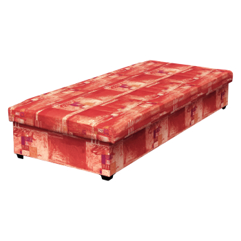 Volant Sara rot/orange