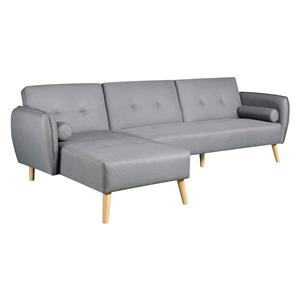 Ecksofa SANTORINI grau